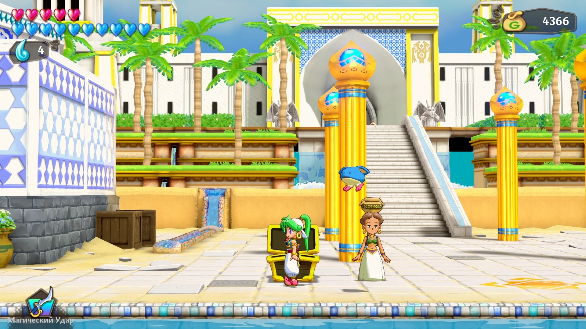 Wonder Boy Asha in Monster World - геймплей игры Windows